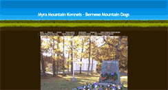 Desktop Screenshot of myramountainkennels.com